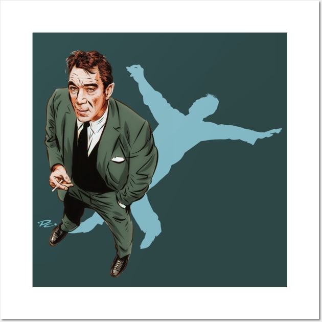 Anthony Quinn - An illustration by Paul Cemmick Wall Art by PLAYDIGITAL2020